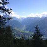panorama con montagne della Valle D'Aosta
